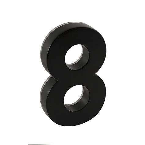 taymor backlit led 6-inch black metal house number|taymor led house numbers.